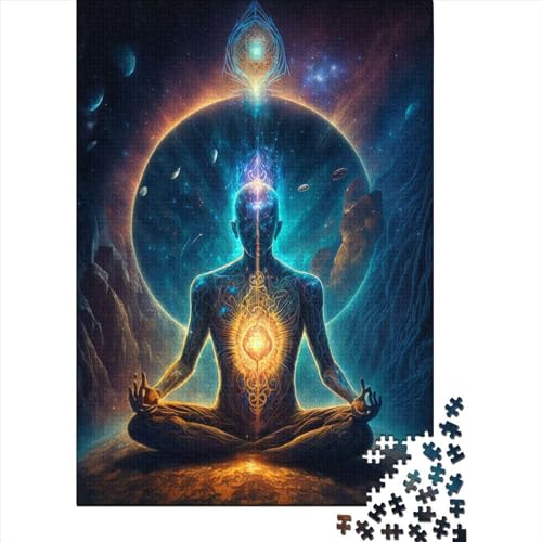 Esoterisches Zen-Universum-Puzzle, Puzzle für Erwachsene und Jugendliche, Puzzle für Erwachsene und Jugendliche, Lernspiele, Heimdekorationspuzzle, 40 x 28 cm von JIANGENNF