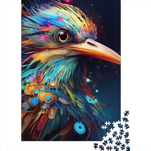 Kunstpuzzle für Erwachsene, 300 Teile, Tierspechte, Holzpuzzle für Erwachsene, Puzzle für anspruchsvolles Puzzlespiel und Familienspiel 15,75x11,02 Zoll von JIANGENNF