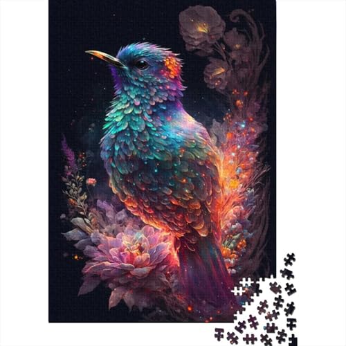 Kunstpuzzle für Erwachsene 300 Teile Kunstvogel für Erwachsene 300-teiliges Puzzle Entspannungspuzzlespiele-Denkspiel 40x28cm von JIANGENNF