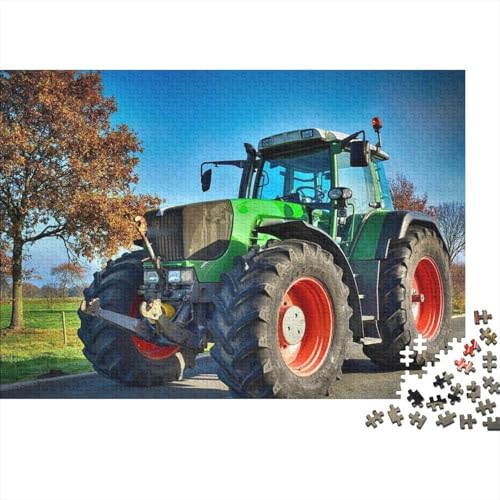 Landwirtschaftliche Werkzeuge, Traktoren, Holzpuzzle, Puzzle für Erwachsene, Teenager, 300 Teile, Puzzle für Erwachsene, Puzzle, Mitmachspiel, Familiendekoration, 40x28cm von JIANGENNF