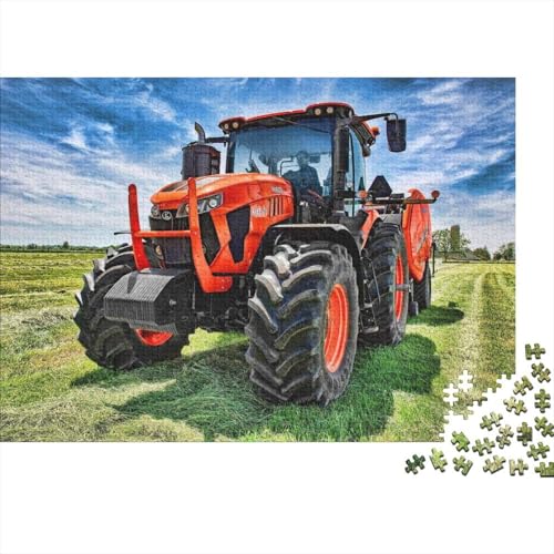 Landwirtschaftliche Werkzeuge, Traktoren, Holzpuzzle, Puzzles für Erwachsene und Jugendliche, schwierige, anspruchsvolle Puzzles mit 300 Teilen für Erwachsene, 300-teiliges Puzzle, 40x28cm von JIANGENNF