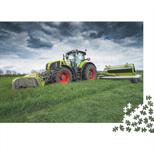 Landwirtschaftliche Werkzeuge, Traktoren, Holzpuzzle für Teenager, 500-teiliges Puzzle für Erwachsene Teenager, präzise geschnittenes 500-teiliges Puzzle, 52 x 38 cm von JIANGENNF