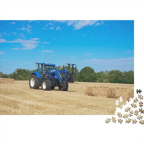 Landwirtschaftliche Werkzeuge, Traktoren, Holzpuzzle für Teenager, 500-teiliges Puzzle für Erwachsene Teenager, präzise geschnittenes 500-teiliges Puzzle, 52 x 38 cm von JIANGENNF