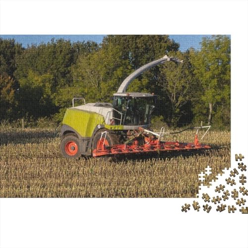 Landwirtschaftliche Werkzeuge, Traktoren, Puzzle, 1000 Teile, Puzzle für Erwachsene und Jugendliche, Holzpuzzle für Erwachsene, Puzzlespielzeug, einzigartiges Herausforderungsspiel 75 x 50 cm von JIANGENNF