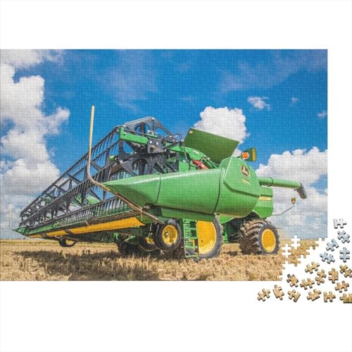 Landwirtschaftliche Werkzeuge, Traktoren, Puzzle, 300 Teile, für Erwachsene und Jugendliche, von Wooden Puzzles for Adults, Puzzle-Spielzeug, nachhaltiges Puzzle für Erwachsene, 40 x 28 cm von JIANGENNF