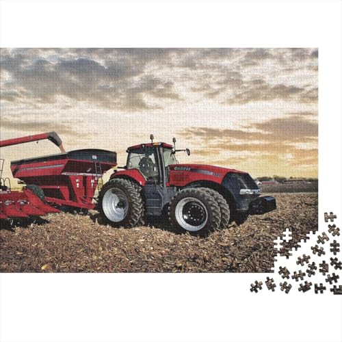 Landwirtschaftliche Werkzeuge, Traktoren, Puzzle, 500-teiliges Puzzle für Erwachsene und Teenager, Puzzle für Erwachsene und Teenager (Größe 52x38cm) von JIANGENNF