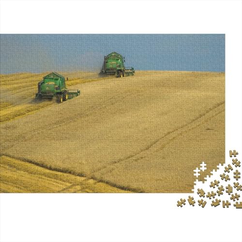 Landwirtschaftliche Werkzeuge, Traktoren, Puzzle 1000 Teile für Erwachsene, für Erwachsene, schwierige Puzzles, Puzzles für Erwachsene, Lernspiel, Herausforderungsspielzeug 75 x 50 cm von JIANGENNF