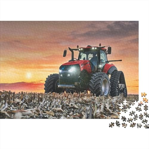 Landwirtschaftliche Werkzeuge, Traktoren, Puzzle für Erwachsene und Teenager, 300-teiliges Puzzle für Erwachsene und Teenager, Entspannungspuzzle, Denksportaufgabe, 40 x 28 cm von JIANGENNF