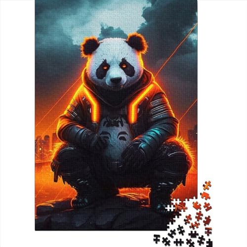 Panda Fun Puzzle für Erwachsene 500 Teile 500 Teile Puzzle Erwachsene Puzzle Geschenke Als Geschenke für die ganze Familie und die 52x38cm von JIANGENNF