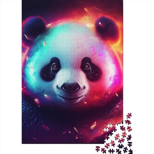 Panda Nebulous Puzzles Puzzles für Erwachsene Teenager Puzzles für Erwachsene 1000 Teile Entspannungspuzzles Spiele-Denkspiel 75x50cm von JIANGENNF