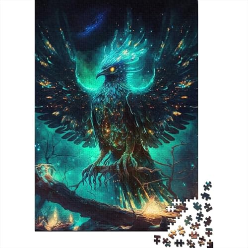 Phoenix-Vogel für Erwachsene Puzzle 1000 Teile Puzzle 1000 Teile Puzzle Erwachsene Puzzle Geschenke Entspannungspuzzle Spiele-Denkspiel 75x50cm von JIANGENNF