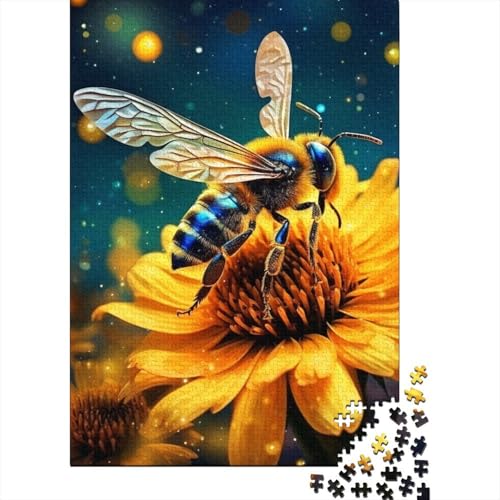 Puzzle 300 Teile für Erwachsene, Galaxy Bees, Holzpuzzle für Erwachsene, Puzzles für Erwachsene, Lernspiel, Herausforderungsspielzeug 15,75x11,02 Zoll von JIANGENNF