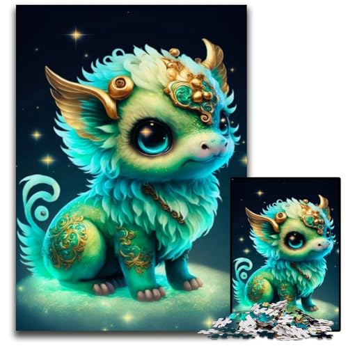 Puzzle für 1000 Teile, süßes Drachenbaby-Puzzle für Erwachsene, anspruchsvolles Denkspiel – entspannendes Spielzeug für Teenager, 26x38cm/10,23x14,96 Zoll Puzzle für 1000 Teile, süßes Drachenbaby-Puzzle für Erwachsene, anspruchsvolles Denkspiel – entspannendes Spielzeug für Teenager, 26x38cm/10,23x14,96 Zoll von JIANGENNF