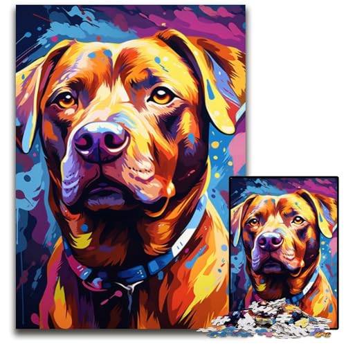 Puzzle für Erwachsene, 1000 Teile, Bunte Hunde, schwierige Puzzles für Erwachsene, kompliziertes Design für Teenager, DIY-Dekor und gehirnfördernder Spaß, 26x38cm/10,23x14,96 Zoll Puzzle für Erwachsene, 1000 Teile, Bunte Hunde, schwierige Puzzles für Erwachsene, kompliziertes Design für Teenager, DIY-Dekor und gehirnfördernder Spaß, 26x38cm/10,23x14,96 Zoll von JIANGENNF