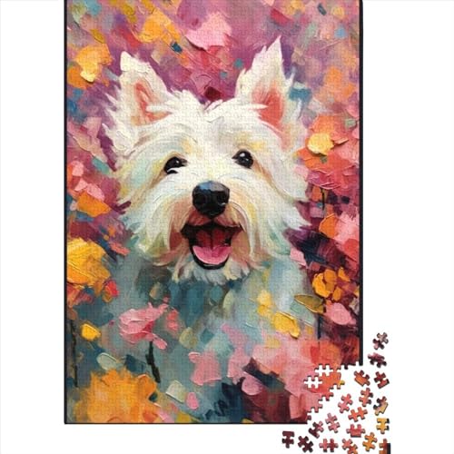 Tier-Fantasie-Hund-Puzzles für Erwachsene und Jugendliche, 1000 Teile, Puzzles für Erwachsene, Puzzles für Erwachsene, Lernspiel, Herausforderungsspielzeug (Größe: 75 x 50 cm) von JIANGENNF