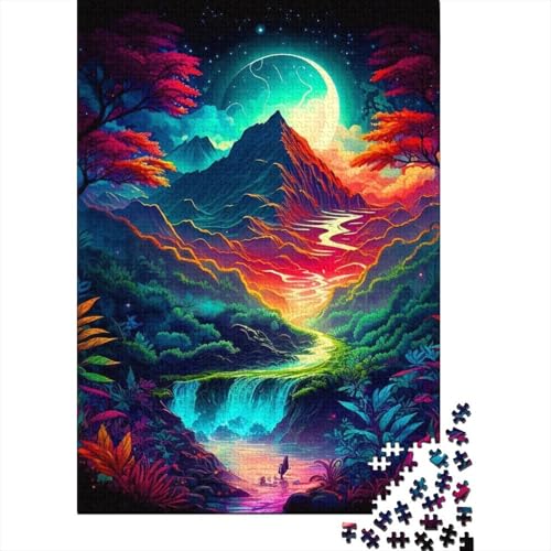 Tropical Valley Puzzles Puzzles für Erwachsene Teenager Puzzle für Erwachsene 300 Teile Entspannungspuzzles Spiele-Denkspiel 40x28cm von JIANGENNF