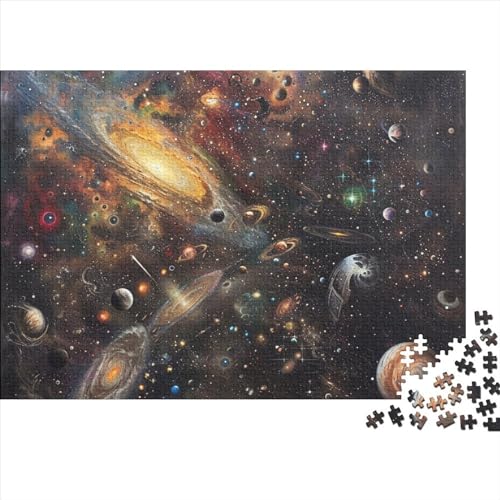 A Sky Full of Galaxies 1000 Teile Puzzle Für Erwachsene Herausforderndes Lernspiel Home Dekoration A Beautiful Scene at Night Impossible Puzzle Geburtstagsgeschenk Für Erwachsene 1000pcs (75x50cm) von JIANQIANG