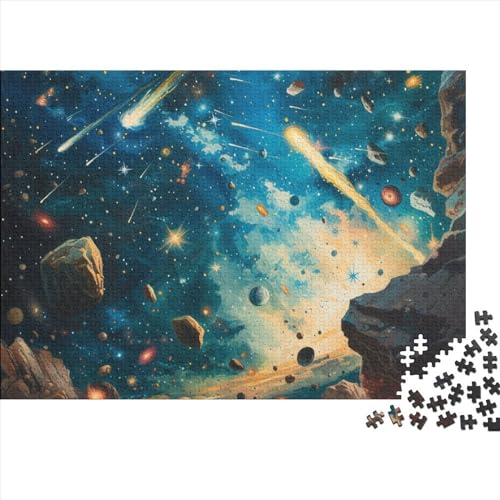 A Sky Full of Galaxies 300 Teile Puzzle Für Erwachsene Geschicklichkeitsspiel Lernspiel Home Dekoration A Beautiful Scene at Night Impossible Puzzle Geburtstagsgeschenk Für Erwachsene 300pcs (40x28cm von JIANQIANG