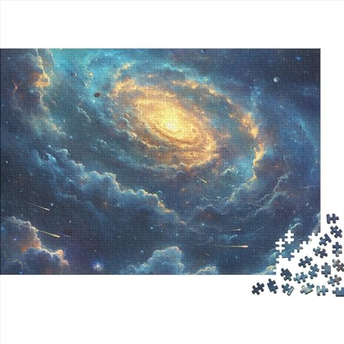 A Sky Full of Galaxies 300 Teile Puzzle Für Erwachsene Geschicklichkeitsspiel Stress Abbauen Farbenfrohes A Beautiful Scene at Night Impossible Puzzle Geburtstagsgeschenk Für Erwachsene 300pcs (40x28 von JIANQIANG