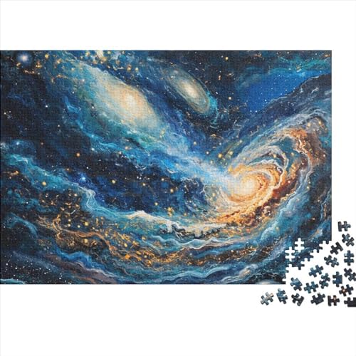 A Sky Full of Galaxies 500 Teile Puzzle Für Erwachsene Herausforderndes Einzigartiges Spielzeug Geschenk A Beautiful Scene at Night Impossible Puzzle Geburtstagsgeschenk Für Erwachsene 500pcs (52x38c von JIANQIANG