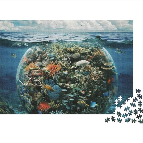 Blue Planet 1000 Teile Puzzle Für Erwachsene Geschicklichkeitsspiel Lernspiel Spielzeug Geschenk Beautiful Celestial Bodies Impossible Puzzle Geburtstagsgeschenk Für Erwachsene 1000pcs (75x50cm) von JIANQIANG