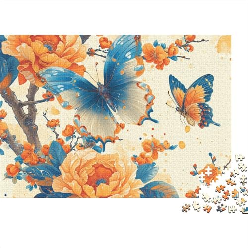 Butterfly 1000 Teile Puzzle Für Erwachsene Geschicklichkeitsspiel Lernspiel Spielzeug Geschenk Beautiful Insects Impossible Puzzle Geburtstagsgeschenk Für Erwachsene 1000pcs (75x50cm) von JIANQIANG