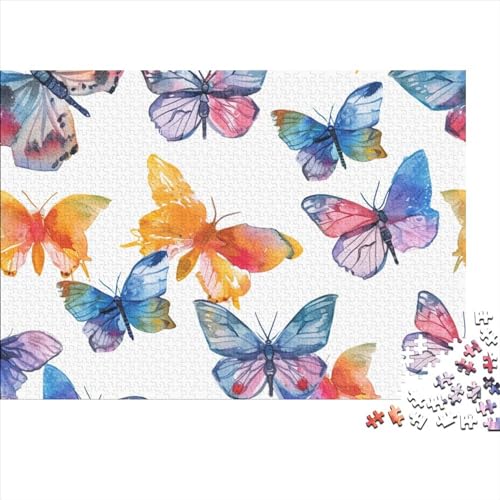 Butterfly 1000 Teile Puzzle Für Erwachsene Geschicklichkeitsspiel Lernspiel Spielzeug Geschenk Beautiful Insects Impossible Puzzle Geburtstagsgeschenk Für Erwachsene 1000pcs (75x50cm) von JIANQIANG