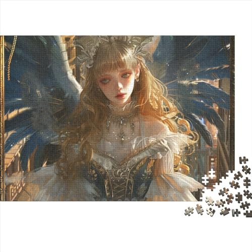 Cartoon Princess 500 Teile Puzzle Für Erwachsene Geschicklichkeitsspiel Stress Abbauen Home Dekoration Noble Women Impossible Puzzle Geburtstagsgeschenk Für Erwachsene 500pcs (52x38cm) von JIANQIANG