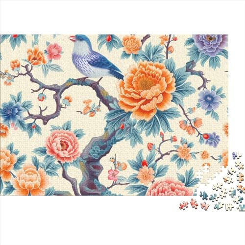 Chinese Style Flowers 300 Teile Puzzle Für Erwachsene Geschicklichkeitsspiel Lernspiel Home Dekoration Beautiful Plants Impossible Puzzle Geburtstagsgeschenk Für Erwachsene 300pcs (40x28cm) von JIANQIANG