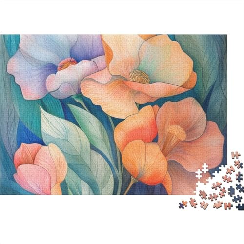 Chinese Style Flowers 300 Teile Puzzle Für Erwachsene Schwierigkeits Stress Abbauen Home Dekoration Beautiful Plants Impossible Puzzle Geburtstagsgeschenk Für Erwachsene 300pcs (40x28cm) von JIANQIANG