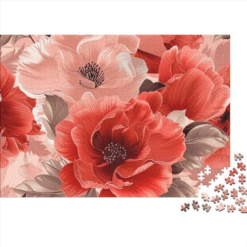 Chinese Style Flowers 500 Teile Puzzle Für Erwachsene Geschicklichkeitsspiel Lernspiel Home Dekoration Beautiful Plants Impossible Puzzle Geburtstagsgeschenk Für Erwachsene 500pcs (52x38cm) von JIANQIANG