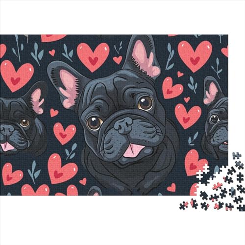 Dog 1000 Teile Puzzle Für Erwachsene Geschicklichkeitsspiel Einzigartiges Home Dekoration Pets Impossible Puzzle Geburtstagsgeschenk Für Erwachsene 1000pcs (75x50cm) von JIANQIANG