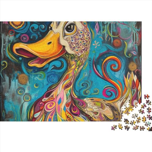 Duck(9 1000 Teile Puzzle Für Erwachsene Schwierigkeits Lernspiel Home Dekoration Animals That Love Swimming Impossible Puzzle Geburtstagsgeschenk Für Erwachsene 1000pcs (75x50cm) von JIANQIANG