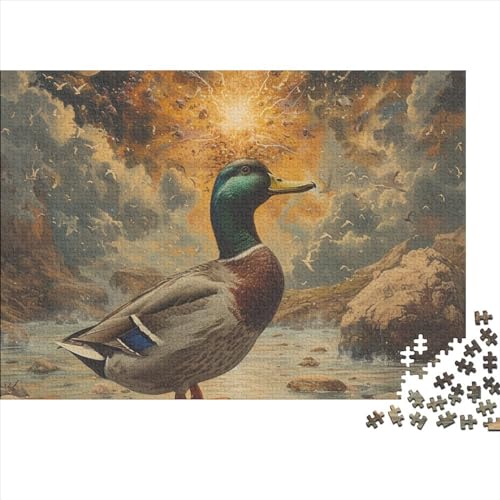 Duck 1000 Teile Puzzle Für Erwachsene Schwierigkeits Lernspiel Spielzeug Geschenk Animals That Love Swimming Impossible Puzzle Geburtstagsgeschenk Für Erwachsene 1000pcs (75x50cm) von JIANQIANG