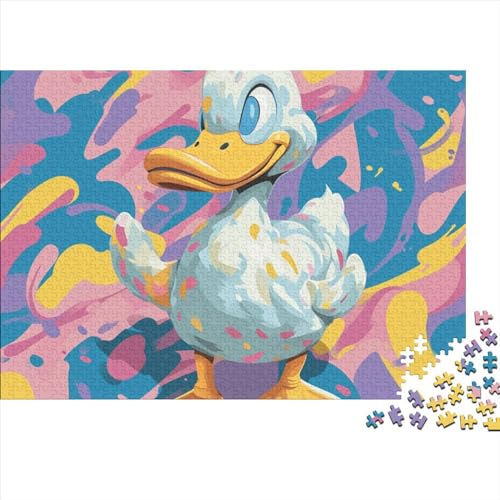 Duck 1000 Teile Puzzle Für Erwachsene Schwierigkeits Stress Abbauen Spielzeug Geschenk Animals That Love Swimming Impossible Puzzle Geburtstagsgeschenk Für Erwachsene 1000pcs (75x50cm) von JIANQIANG