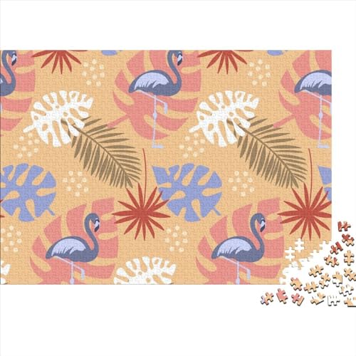 Flamingo 1000 Teile Puzzle Für Erwachsene Schwierigkeits Stress Abbauen Home Dekoration Beautiful Animals Impossible Puzzle Geburtstagsgeschenk Für Erwachsene 1000pcs (75x50cm) von JIANQIANG