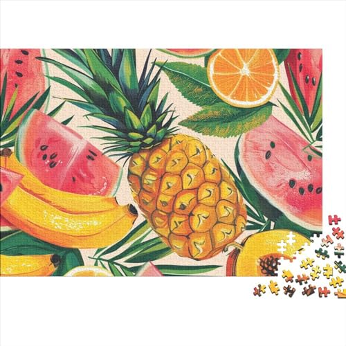 Fruit 1000 Teile Puzzle Für Erwachsene Geschicklichkeitsspiel Einzigartiges Spielzeug Geschenk Delicious Food Impossible Puzzle Geburtstagsgeschenk Für Erwachsene 1000pcs (75x50cm) von JIANQIANG