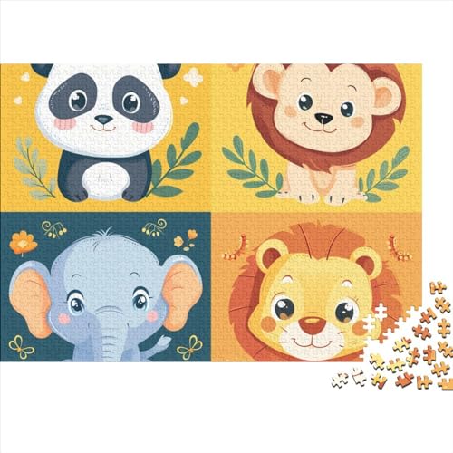 Jungle Animals 1000 Teile Puzzle Für Erwachsene Herausforderndes Einzigartiges Spielzeug Geschenk Aggregated Organisms Impossible Puzzle Geburtstagsgeschenk Für Erwachsene 1000pcs (75x50cm) von JIANQIANG