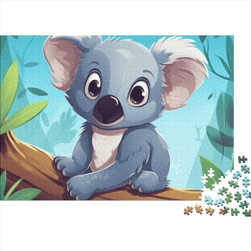 Koala 1000 Teile Puzzle Für Erwachsene Geschicklichkeitsspiel Einzigartiges Home Dekoration A Simple and Honest Animal Impossible Puzzle Geburtstagsgeschenk Für Erwachsene 1000pcs (75x50cm) von JIANQIANG