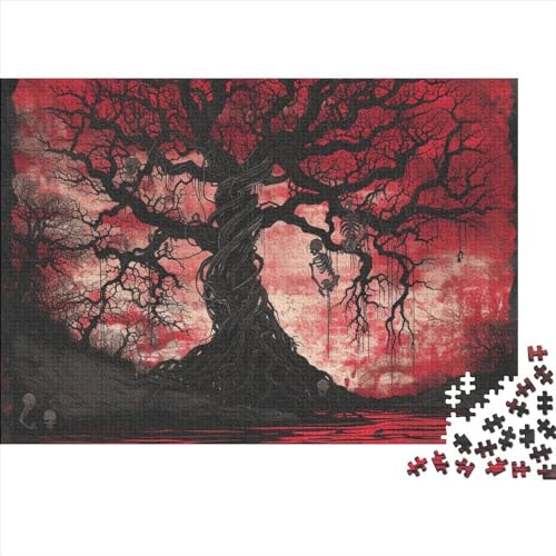 Life Tree 1000 Teile Puzzle Für Erwachsene Herausforderndes Einzigartiges Farbenfrohes Strong Plants Impossible Puzzle Geburtstagsgeschenk Für Erwachsene 1000pcs (75x50cm) von JIANQIANG