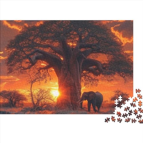 Life Tree 1000 Teile Puzzle Für Erwachsene Schwierigkeits Lernspiel Home Dekoration Strong Plants Impossible Puzzle Geburtstagsgeschenk Für Erwachsene 1000pcs (75x50cm) von JIANQIANG