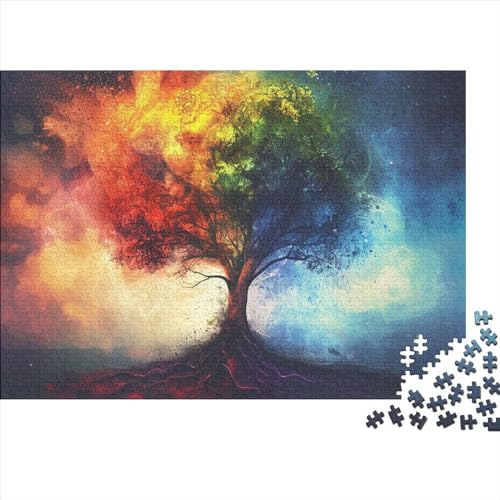 Life Tree 300 Teile Puzzle Für Erwachsene Schwierigkeits Stress Abbauen Spielzeug Geschenk Strong Plants Impossible Puzzle Geburtstagsgeschenk Für Erwachsene 300pcs (40x28cm) von JIANQIANG