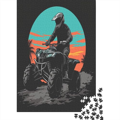 Mountain Motorrad Puzzle 1000 Teile Erwachsene, Puzzlespiel Jigsaw Puzzles Erwachsenen Puzzlespiel Puzzel 1000pcs (75x50cm) von JIANQIANG