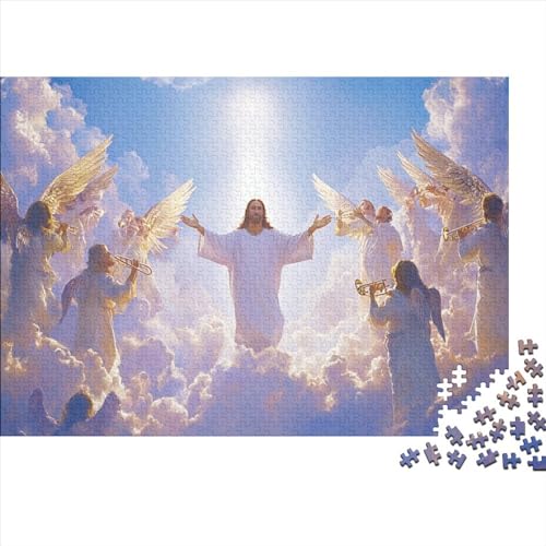 Mythical Jesus 500 Teile Puzzle Für Erwachsene Geschicklichkeitsspiel Lernspiel Spielzeug Geschenk Savior Impossible Puzzle Geburtstagsgeschenk Für Erwachsene 500pcs (52x38cm) von JIANQIANG