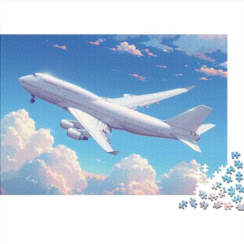 Passenger Aircraft 300 Teile Puzzle Für Erwachsene Geschicklichkeitsspiel Lernspiel Home Dekoration Flying Tools Impossible Puzzle Geburtstagsgeschenk Für Erwachsene 300pcs (40x28cm) von JIANQIANG