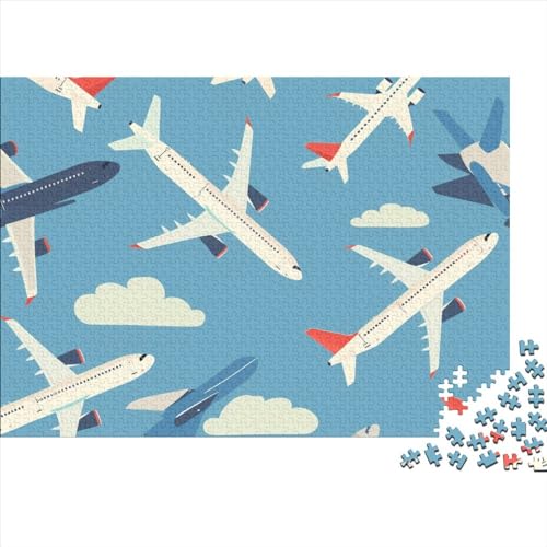 Passenger Aircraft 300 Teile Puzzle Für Erwachsene Herausforderndes Einzigartiges Farbenfrohes Flying Tools Impossible Puzzle Geburtstagsgeschenk Für Erwachsene 300pcs (40x28cm) von JIANQIANG