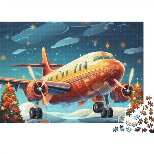 Passenger Aircraft 300 Teile Puzzle Für Erwachsene Schwierigkeits Lernspiel Farbenfrohes Flying Tools Impossible Puzzle Geburtstagsgeschenk Für Erwachsene 300pcs (40x28cm) von JIANQIANG