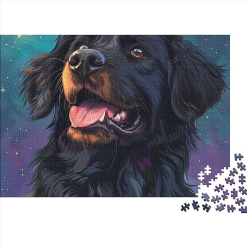 Rottweiler 500 Teile Puzzle Für Erwachsene Herausforderndes Lernspiel Farbenfrohes Animals with Strong Resistance Ability Impossible Puzzle Geburtstagsgeschenk Für Erwachsene 500pcs (52x38cm) von JIANQIANG