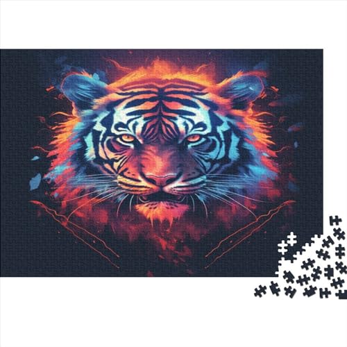 Tiger Puzzle 1000 Teile Puzzle Für Erwachsene Und Kinder Ab 14 Jahren,Puzzlespiel Erwachsenen Puzzlespiel Puzzel 1000pcs (75x50cm) von JIANQIANG