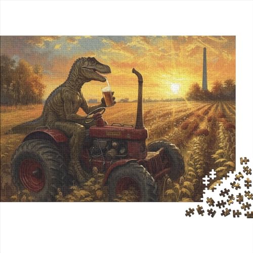 Tractor 1000 Teile Puzzle Für Erwachsene Herausforderndes Einzigartiges Farbenfrohes Agricultural Power Machine Impossible Puzzle Geburtstagsgeschenk Für Erwachsene 1000pcs (75x50cm) von JIANQIANG